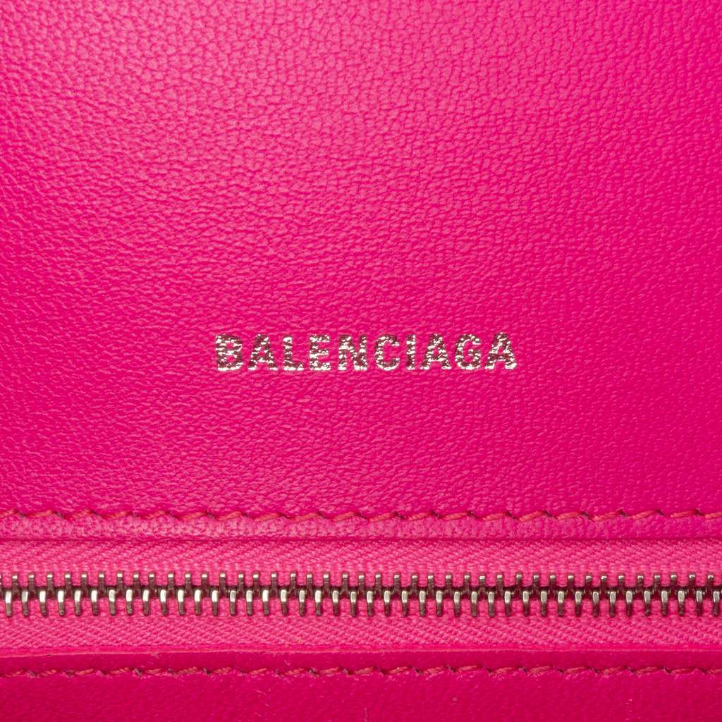 Balenciaga Small Shiny Box Calfskin Hourglass Satchel - 5