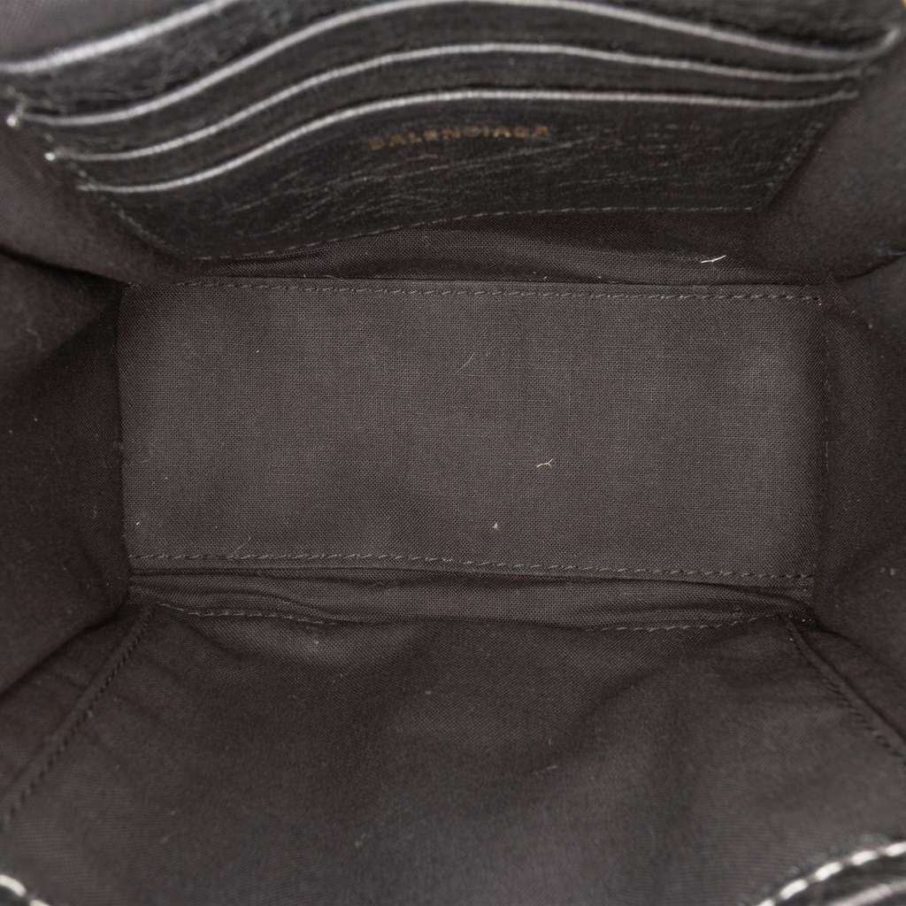 Balenciaga XXS Lambskin Fringe Bazar Shopper Satchel - 4