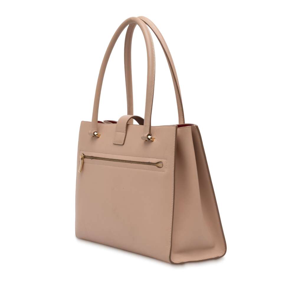 Salvatore Ferragamo Leather Gancini Marlene Tote - 2