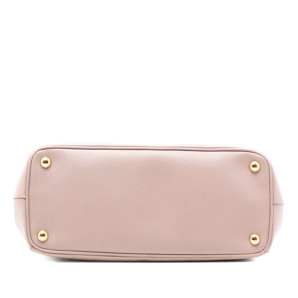 Prada Small Saffiano Lux Galleria Double Zip Satchel - 3