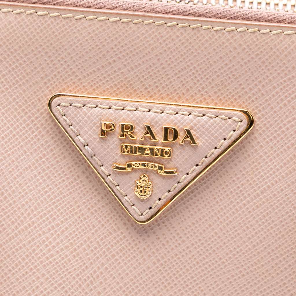 Prada Small Saffiano Lux Galleria Double Zip Satchel - 5