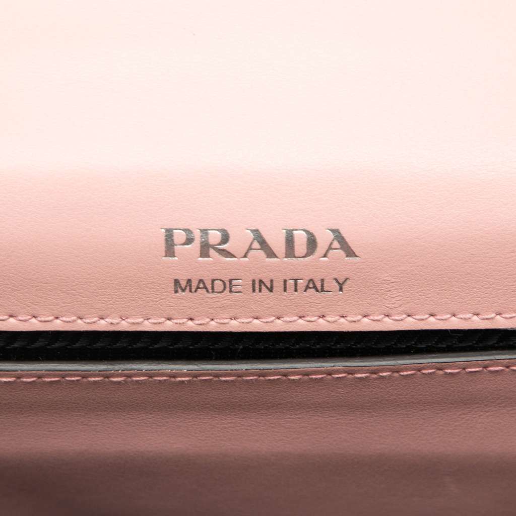 Prada City Calf Plex Ribbon Crossbody - 5
