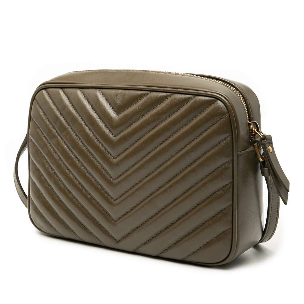 Saint Laurent Matelasse Leather Monogram Lou Camera Bag - 2