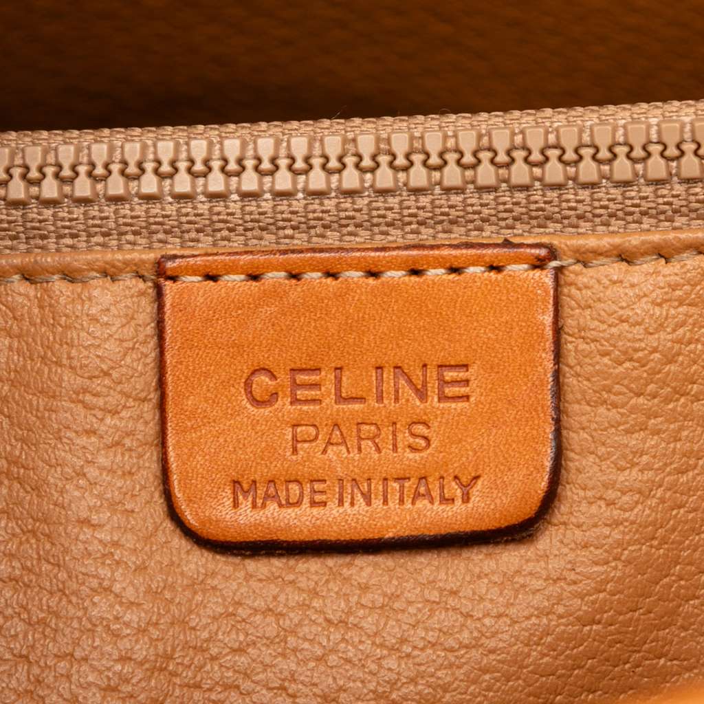 Celine Macadam Coated Canvas Shoulder Bag - 5