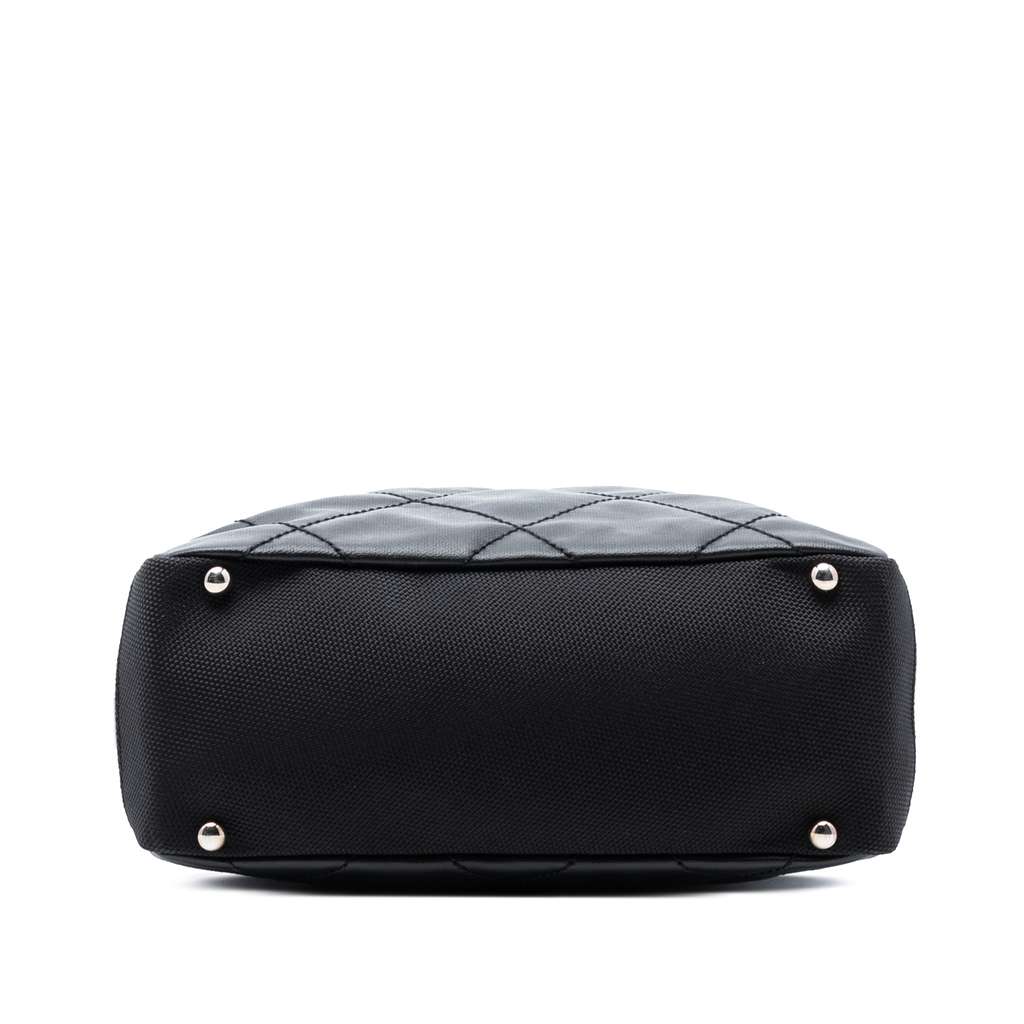 Chanel Small Quilted Coated Canvas Paris Biarritz Tote - 3