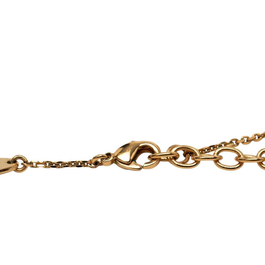 Louis Vuitton Gold Plated LV and Me Letter T Pendant Necklace - 2