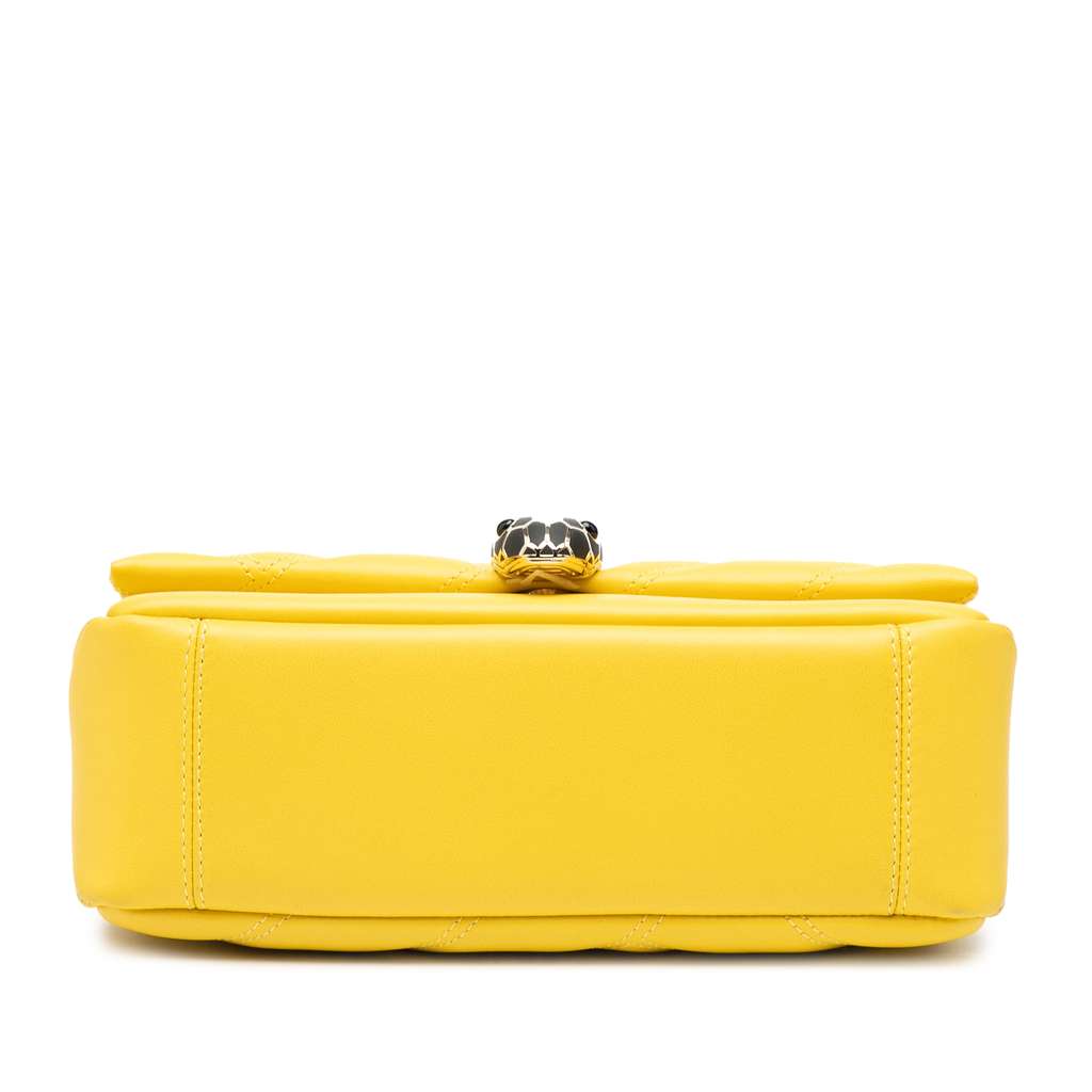 Bvlgari Leather Serpenti Cabochon Chain Crossbody - 3