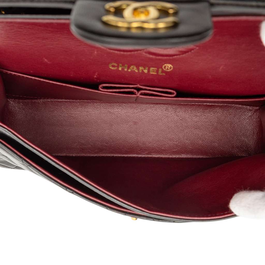 Chanel Small Classic Lambskin Double Flap - 4