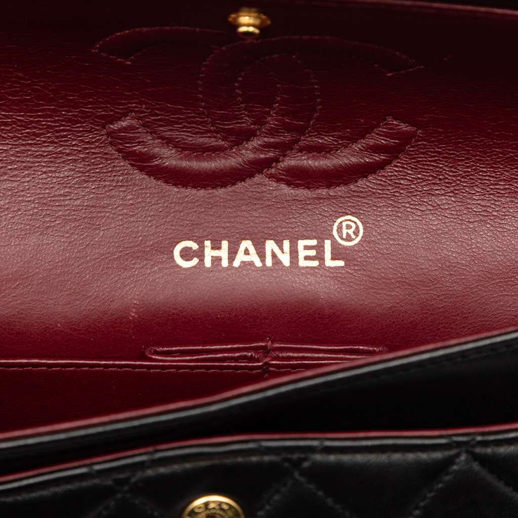 Chanel Small Classic Lambskin Double Flap - 5