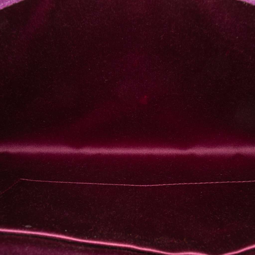 Saint Laurent Textured Leather Chyc Ligne Clutch - 4