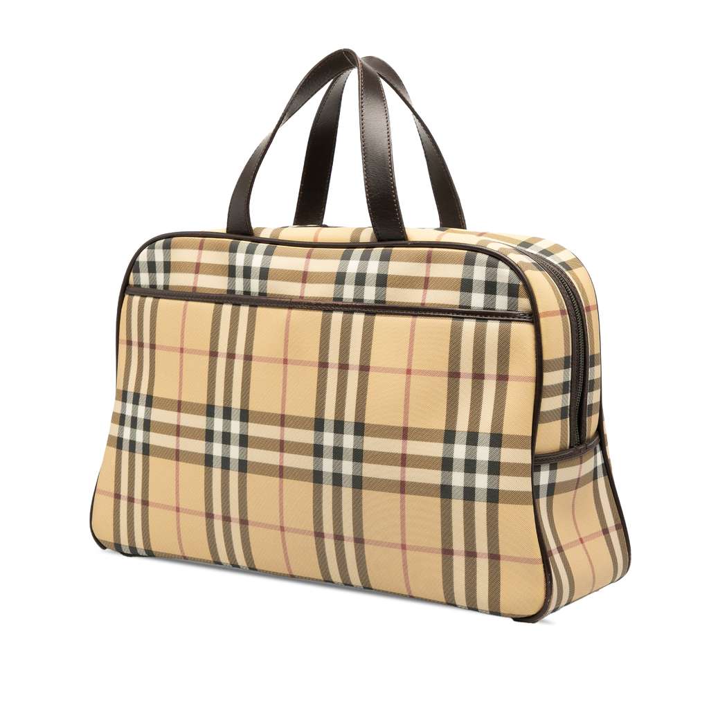 Burberry House Check Canvas Travel Bag - 2