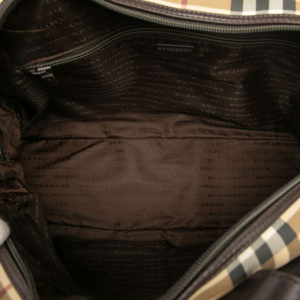 Burberry House Check Canvas Travel Bag - 4