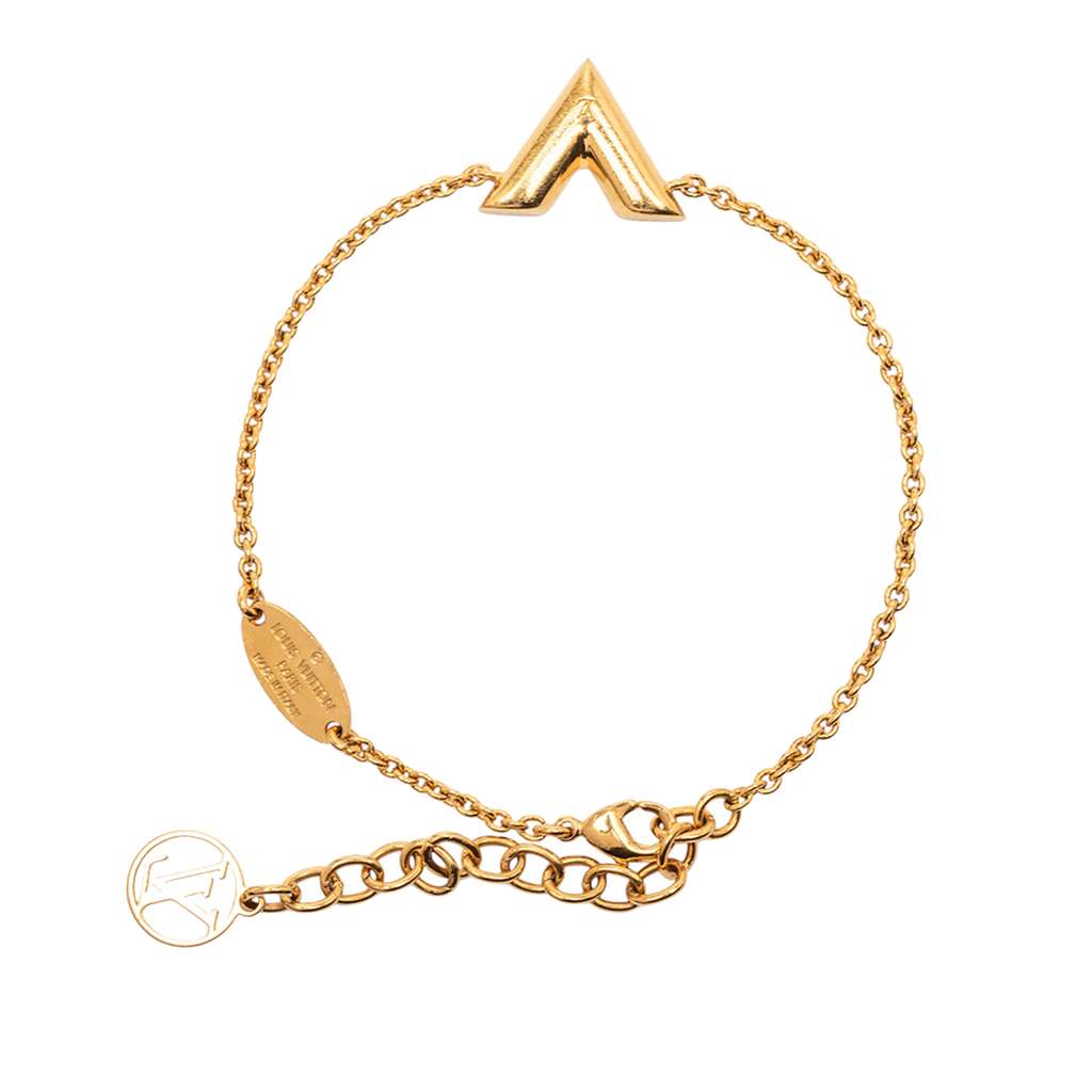 Louis Vuitton Gold Plated Essential V Bracelet - 3