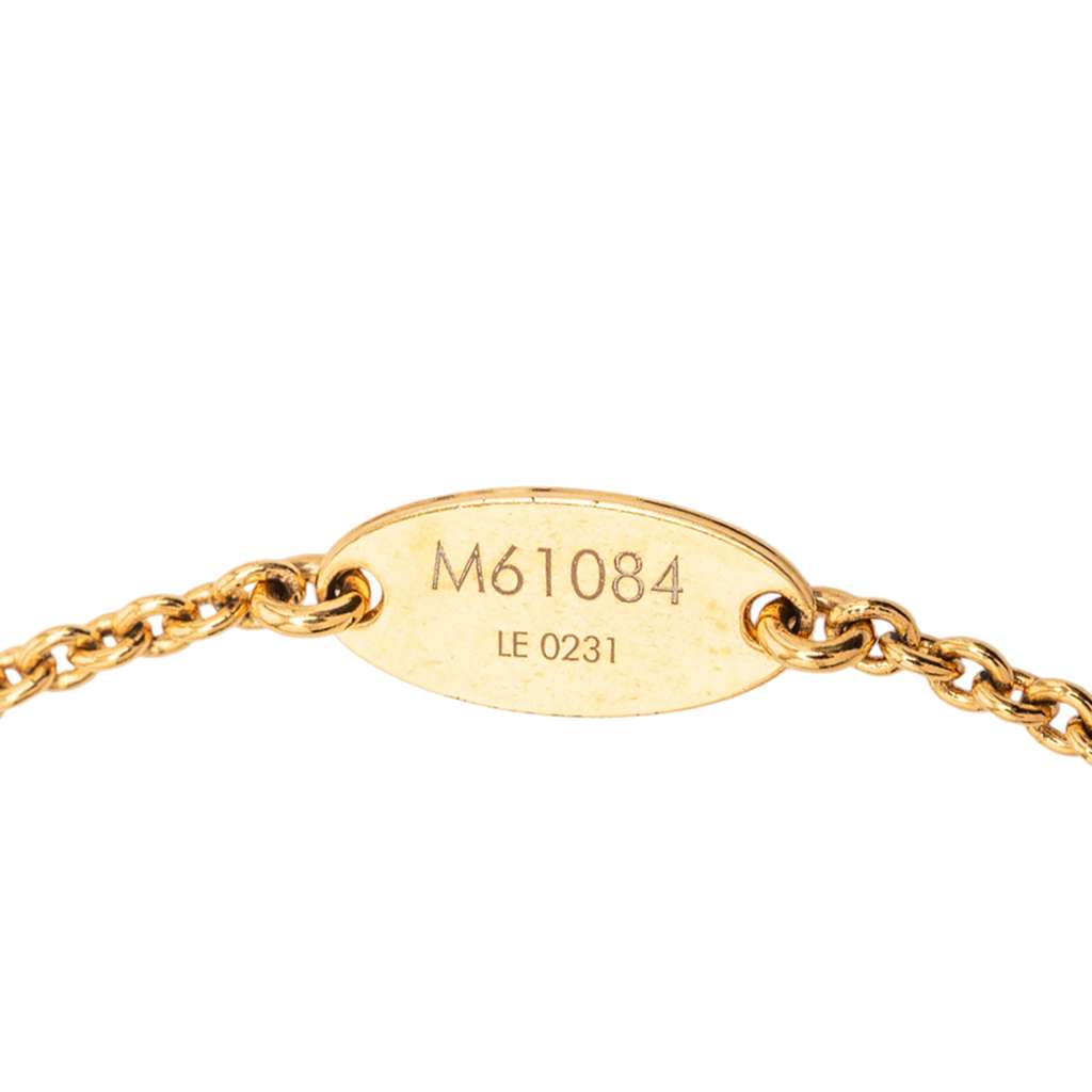 Louis Vuitton Gold Plated Essential V Bracelet - 4