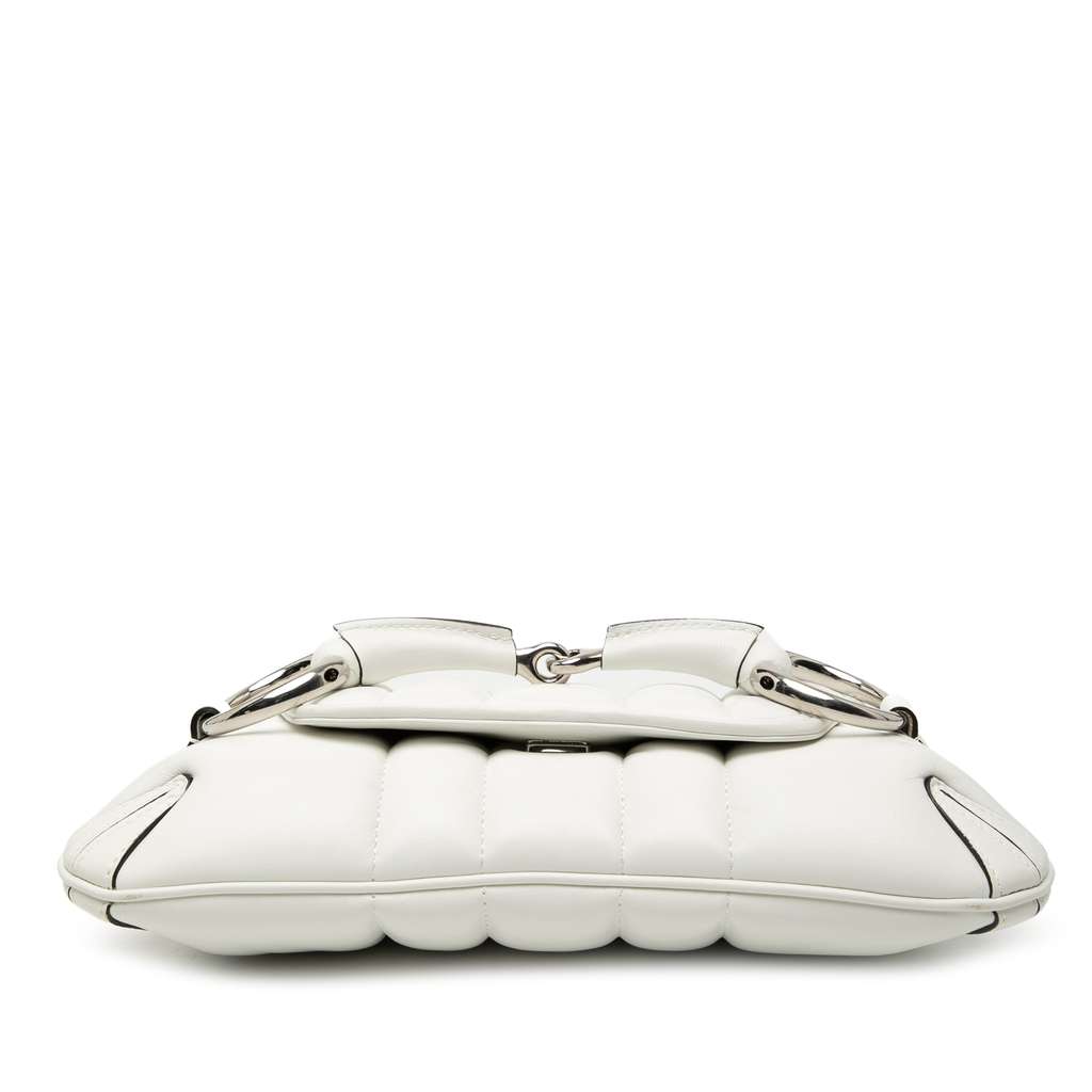 Gucci Small Quilted Leather Horsebit Chain Satchel - 3