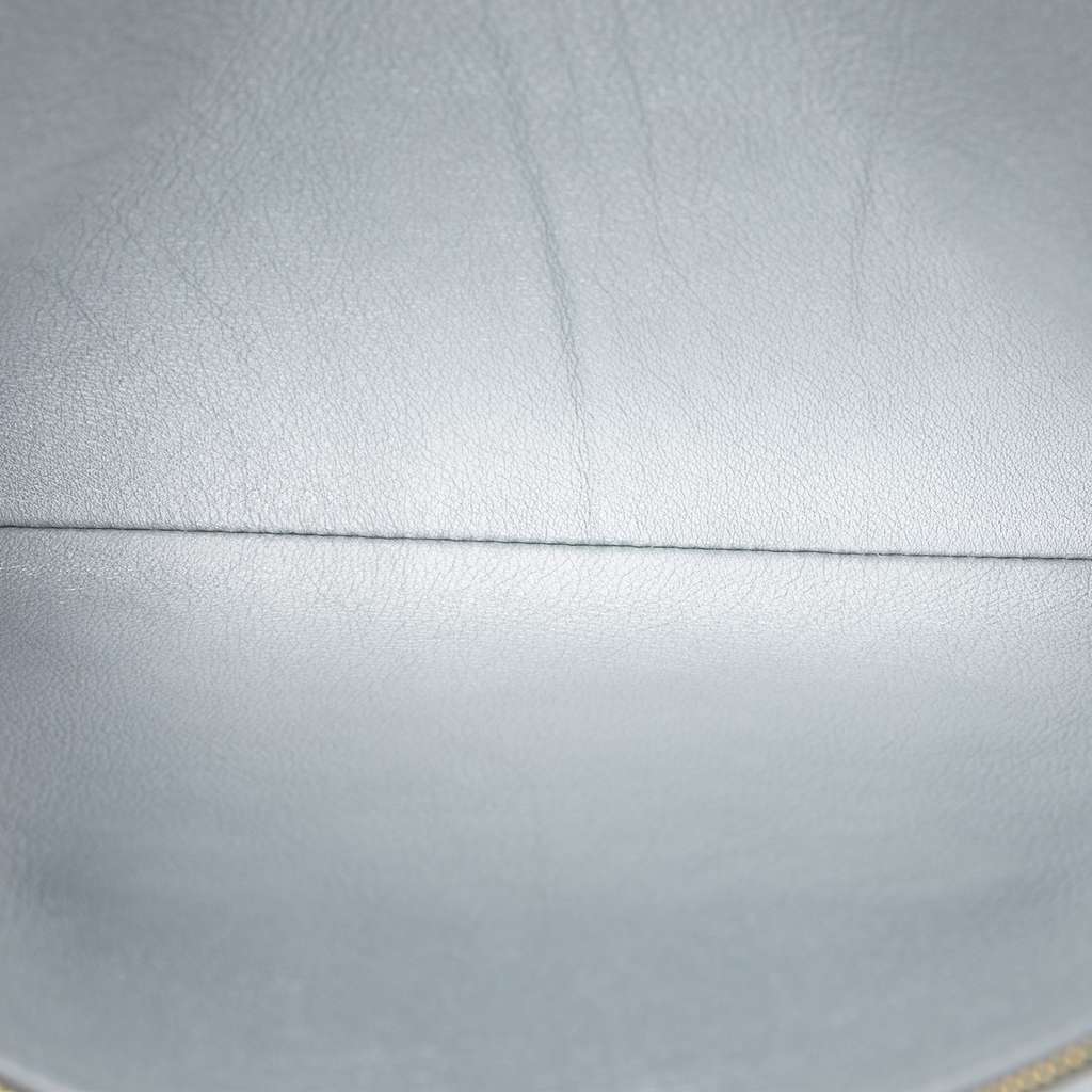 Celine Metallic Calfskin Cuir Triomphe Zip Pouch - 4