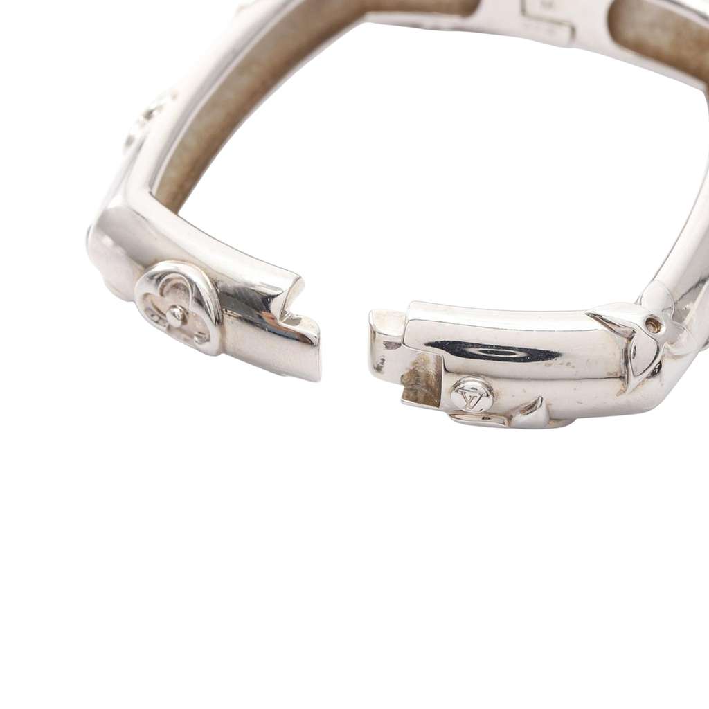 Louis Vuitton Stainless Steel Monogram Family Bangle - 3