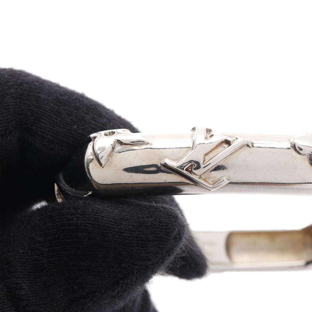 Louis Vuitton Stainless Steel Monogram Family Bangle - 4