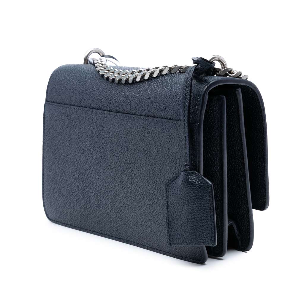 Saint Laurent Small Grained Calfskin Monogram Sunset Crossbody - 2