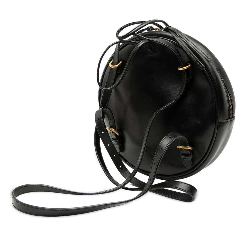 Gucci MLB Leather LA Angels Round Backpack - 2