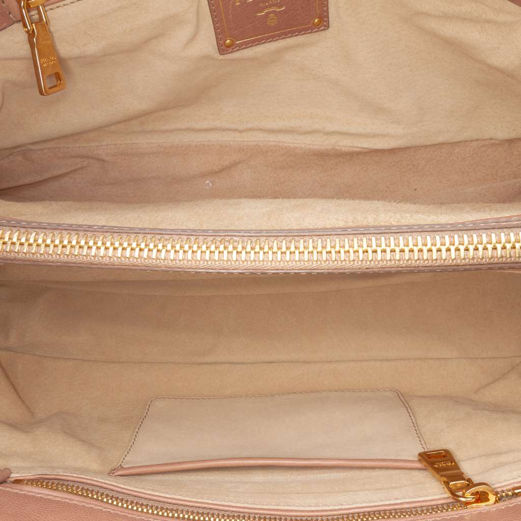 Prada Glace Calf Frame Satchel - 4