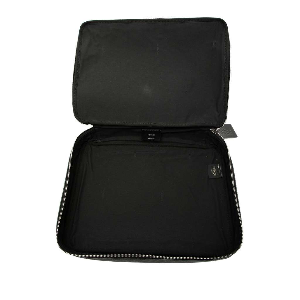 Fendi Zucca Coated Canvas Surfing Astronaut Clutch - 4