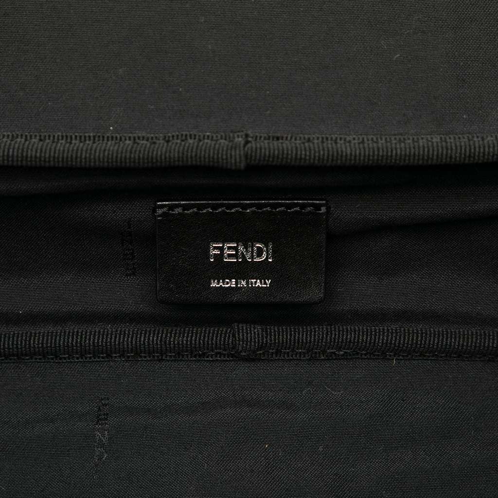Fendi Zucca Coated Canvas Surfing Astronaut Clutch - 5