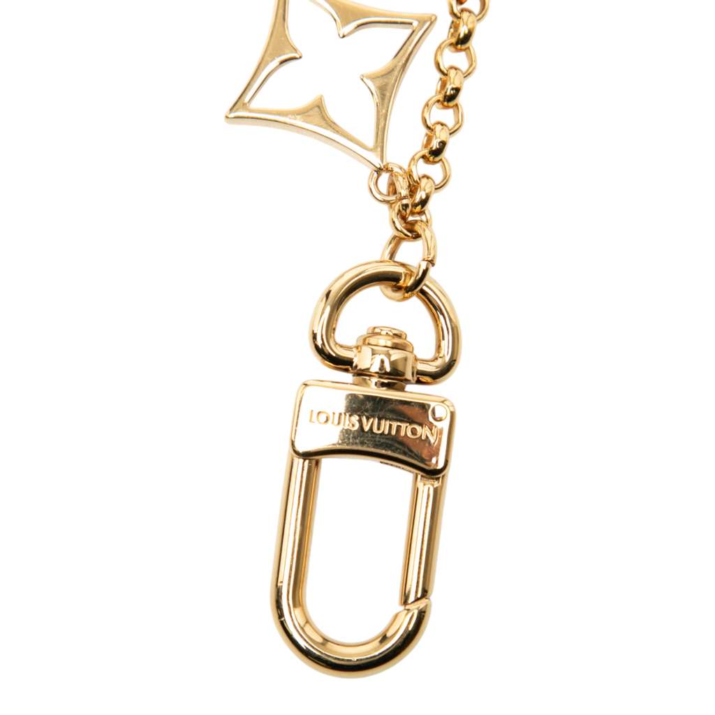 Louis Vuitton Gold Plated Fleur de Monogram Bag Charm - 3