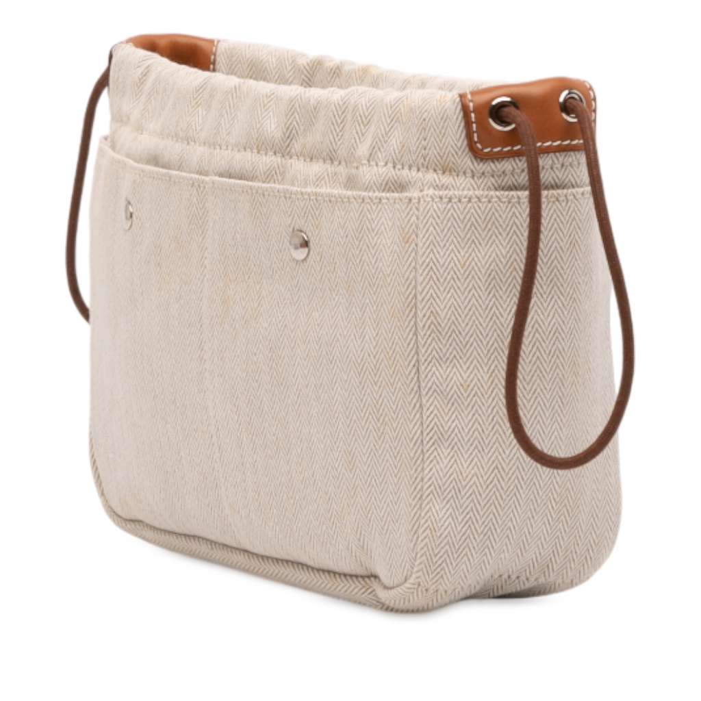 Hermès Toile and Barenia Fourbi 20 Pouch - 2