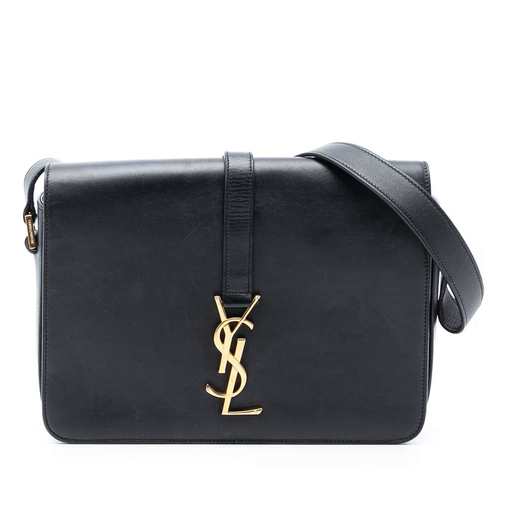 Saint Laurent Medium Leather Monogram Universite Bag