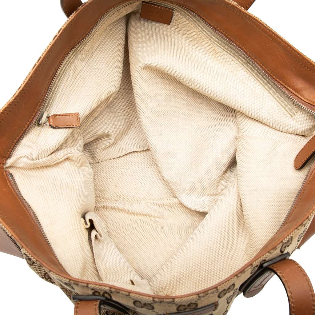 Gucci GG Canvas Web Tote - 4