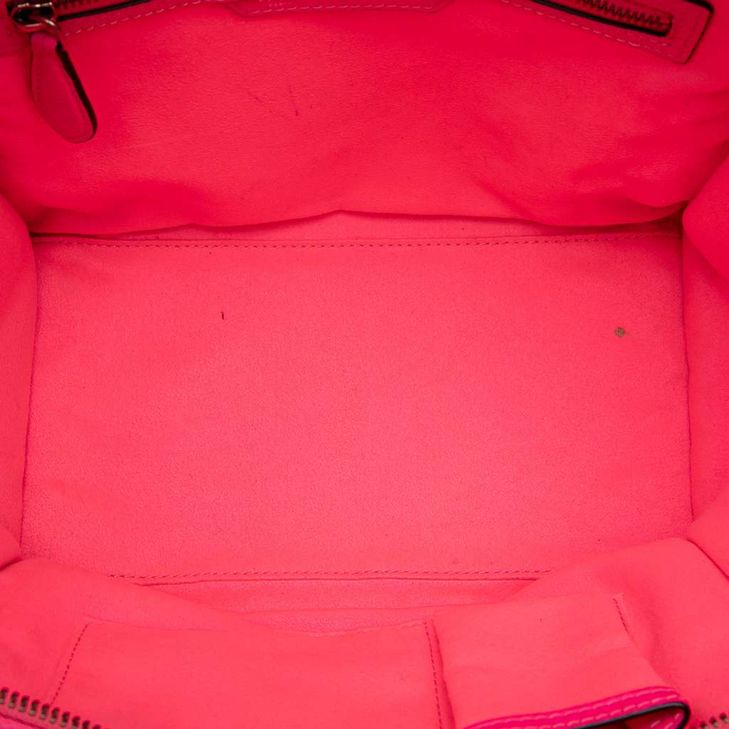 Celine Mini Leather Luggage Tote - 4