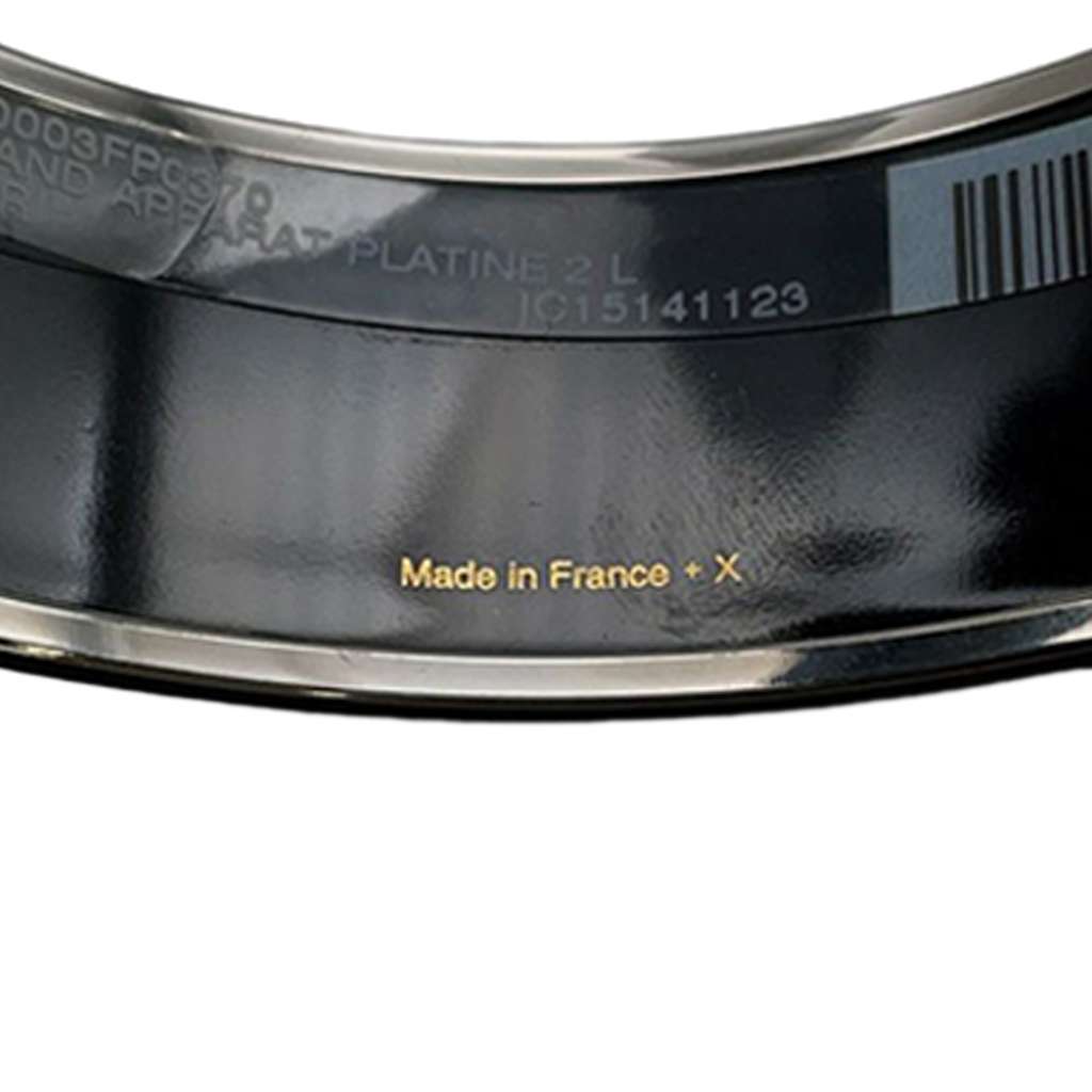 Hermès Wide Grand Apparat Platine 2 Enamel Bangle 65 - 5