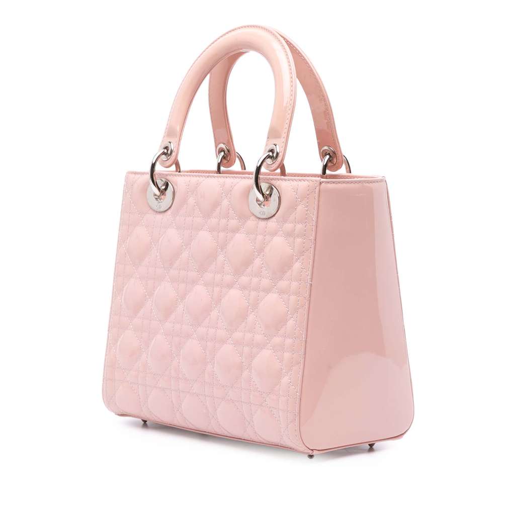 Dior Medium Patent Cannage Lady Dior - 2