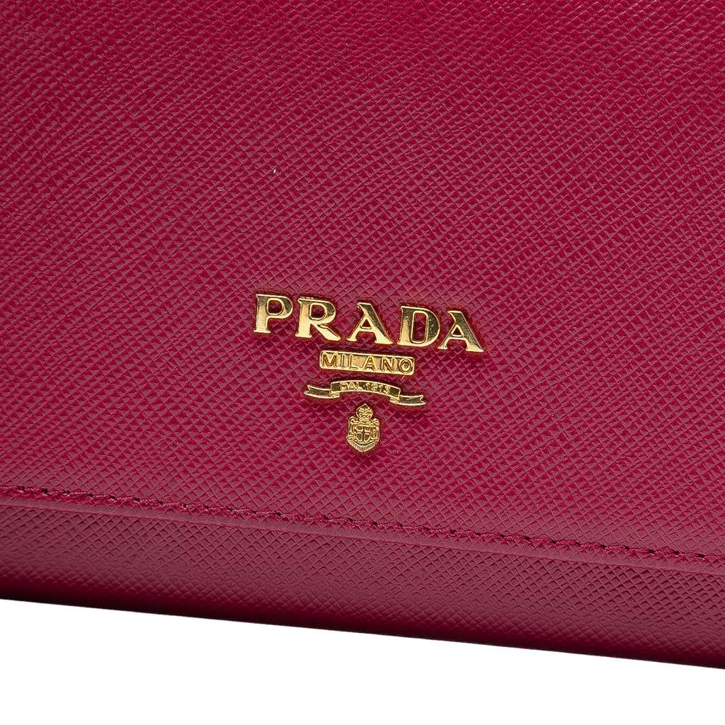 Prada Saffiano Wallet on Strap - 5