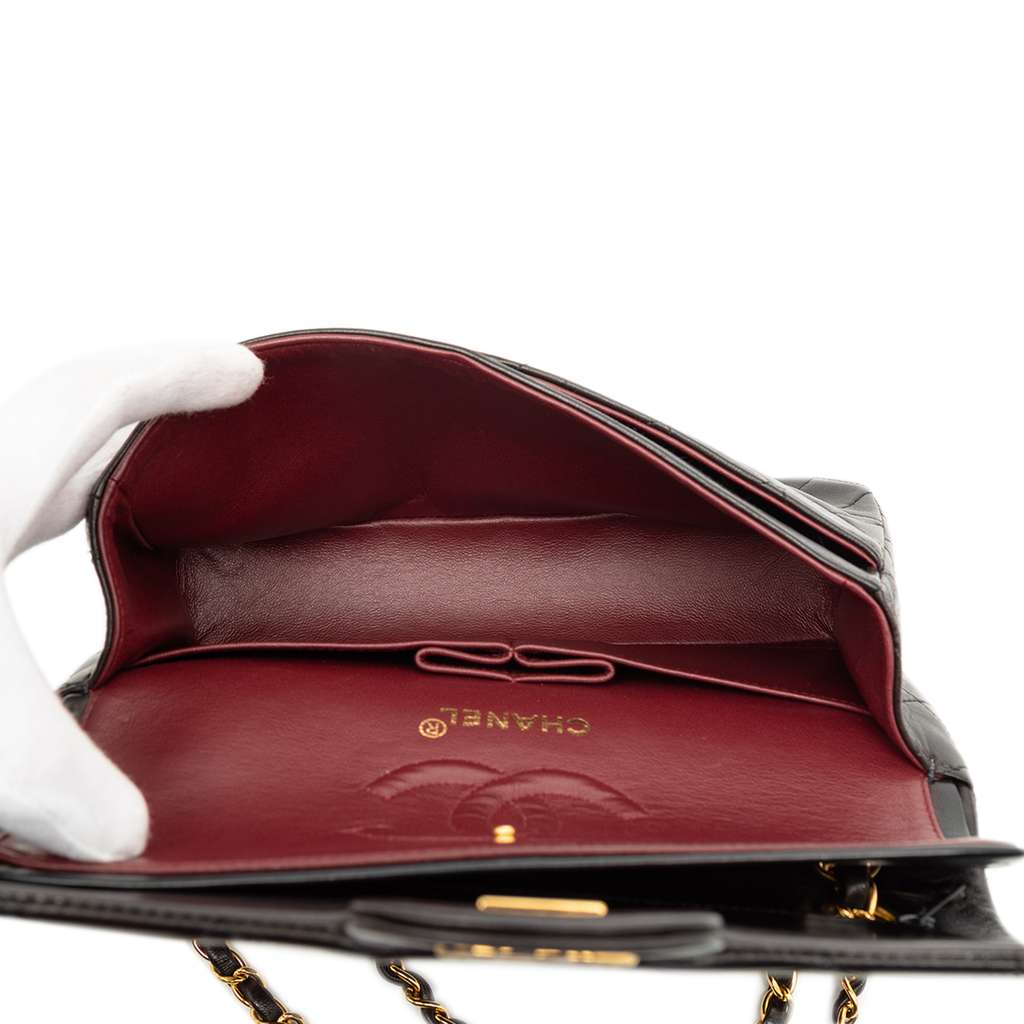 Chanel Small Classic Lambskin Double Flap - 4