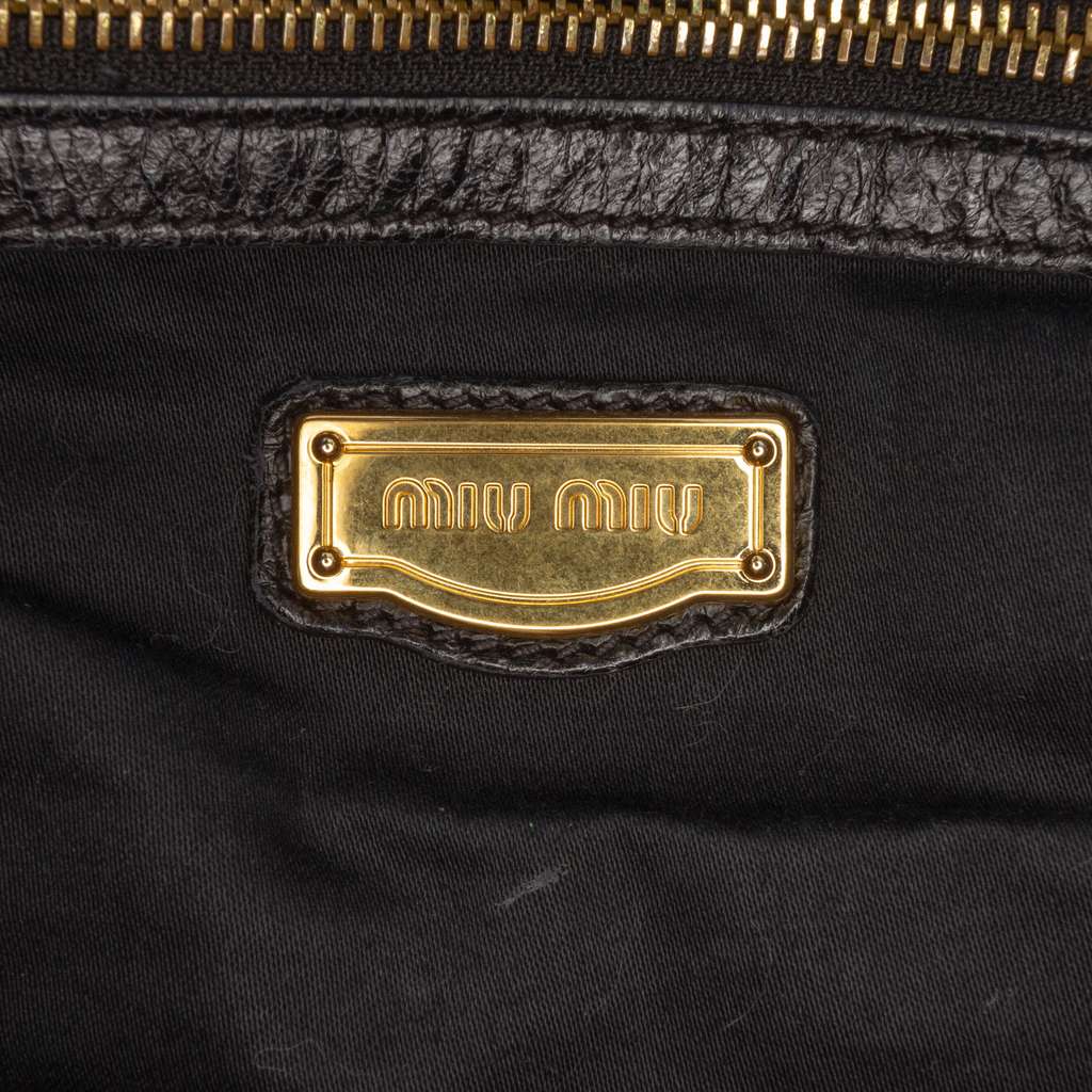 Miu Miu Vitello Shine Satchel - 5