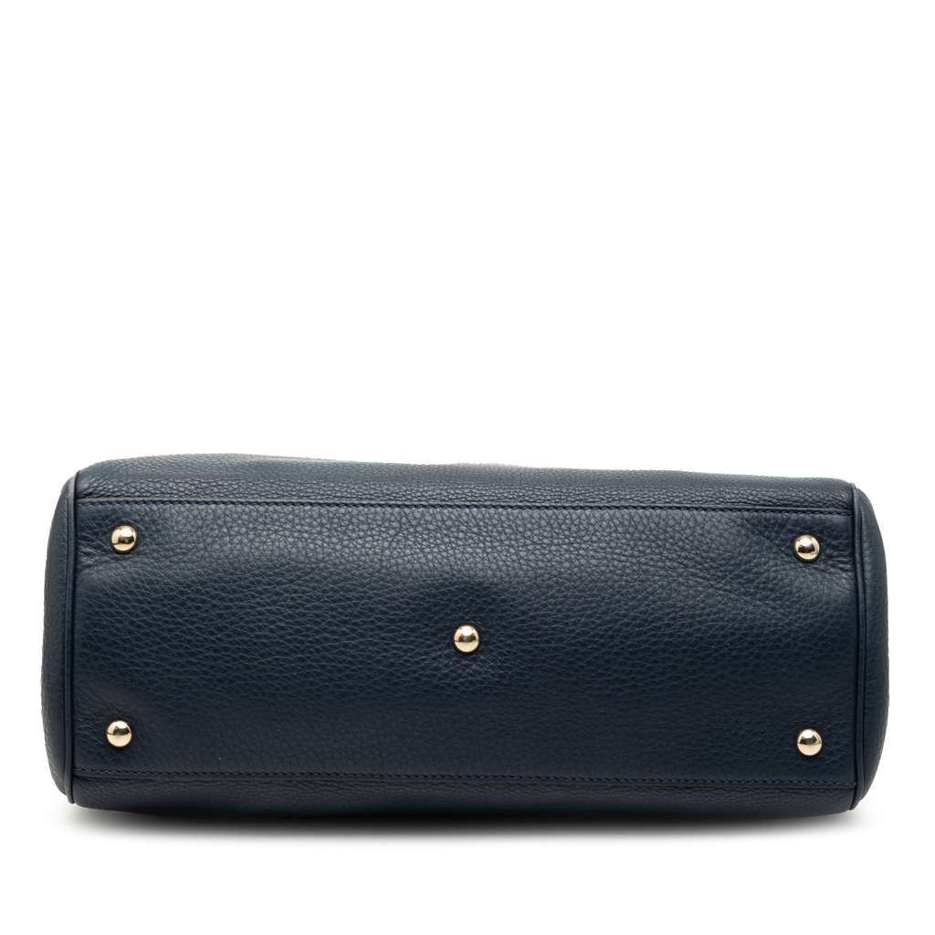 Gucci Medium Calfskin Bamboo Shopper Satchel - 3