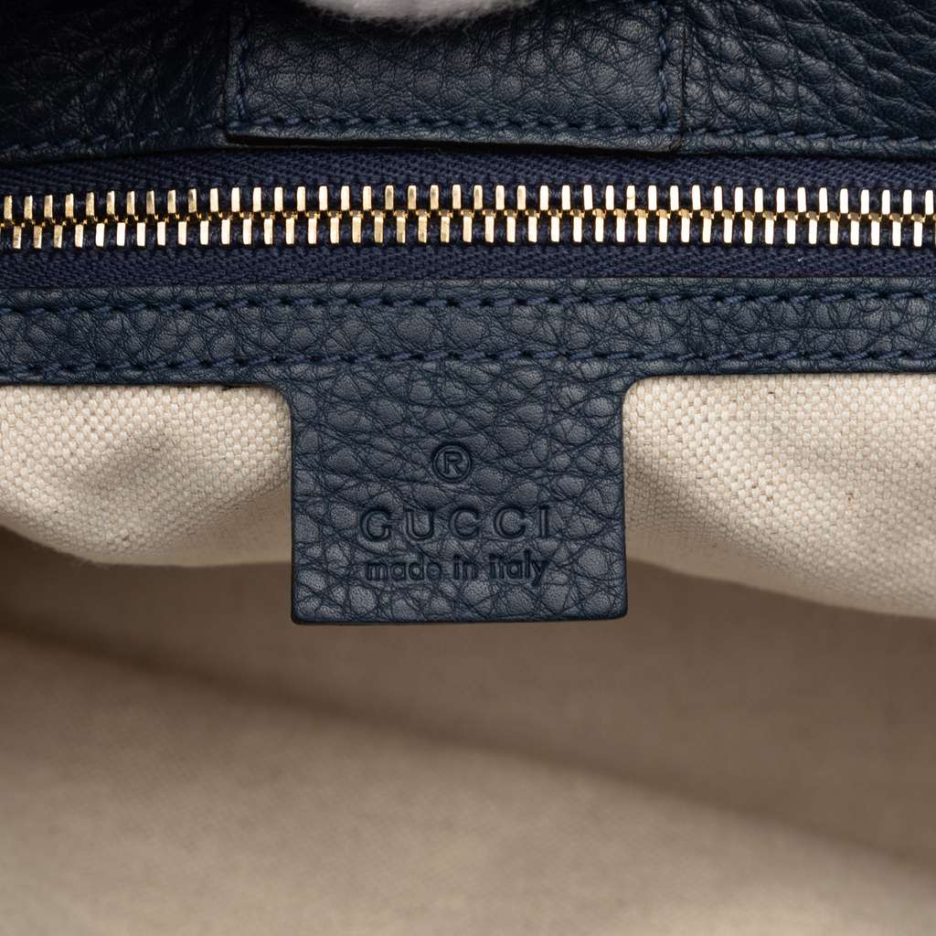 Gucci Medium Calfskin Bamboo Shopper Satchel - 5