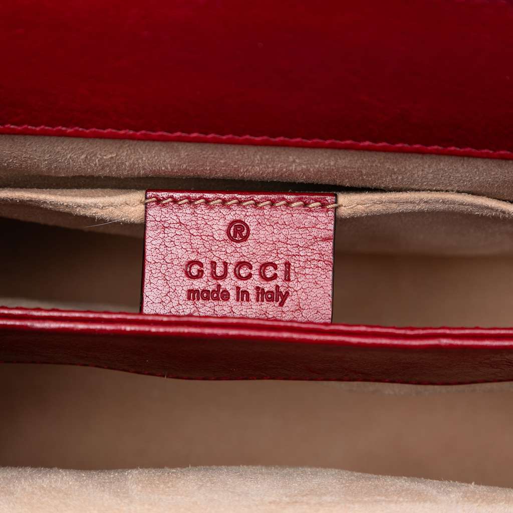 Gucci Small Suede Ophidia Chain Crossbody - 5