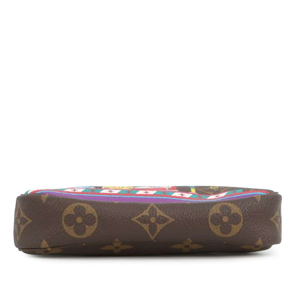 Louis Vuitton Monogram Vivienne Christmas Mini Pochette Accessoires - 3