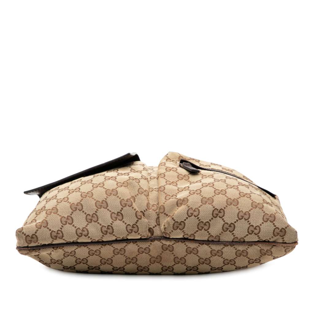 Gucci GG Canvas Web Double Pocket Crossbody - 3