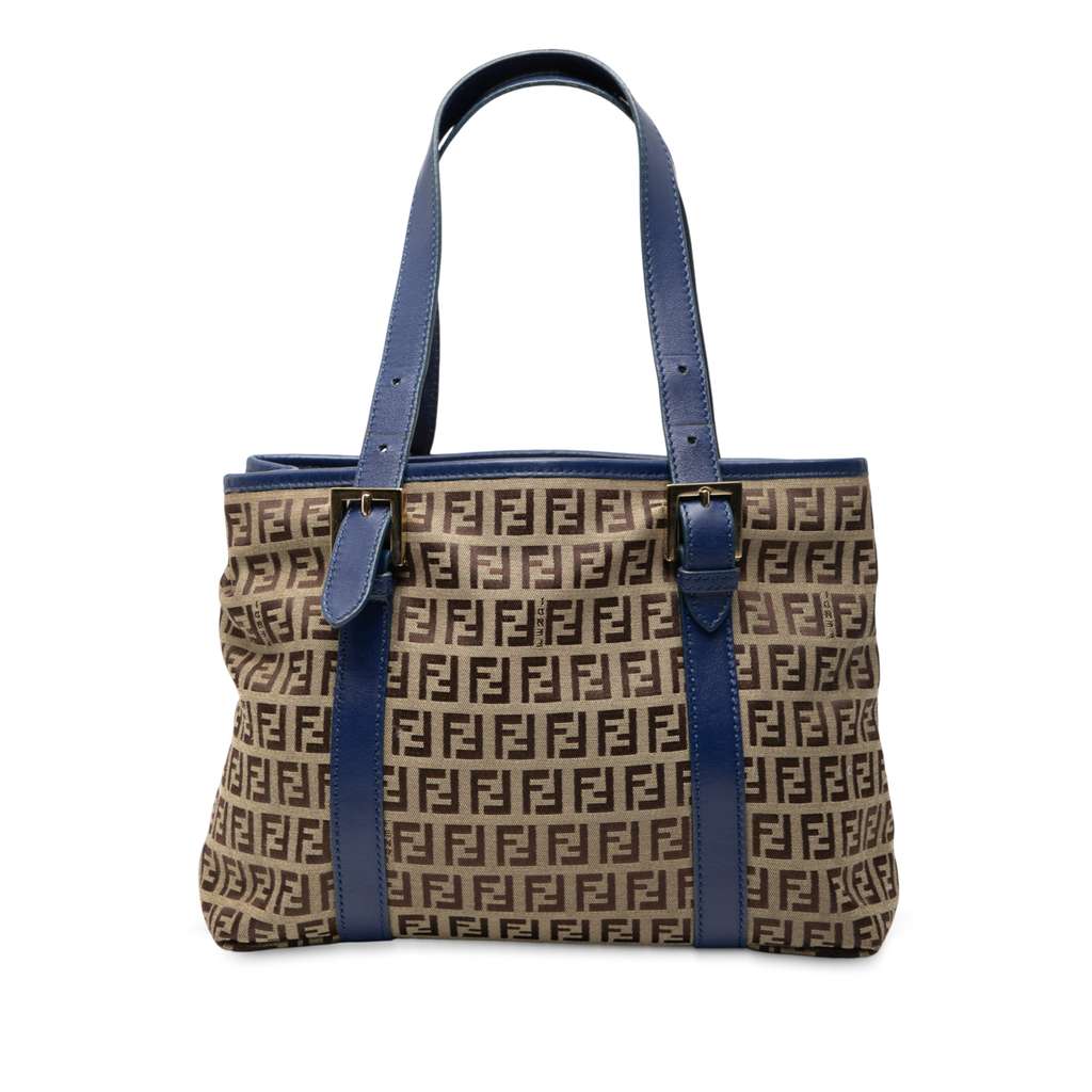 Fendi Zucchino Canvas Handbag