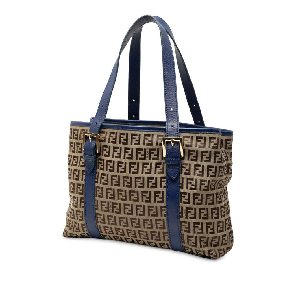 Fendi Zucchino Canvas Handbag - 2
