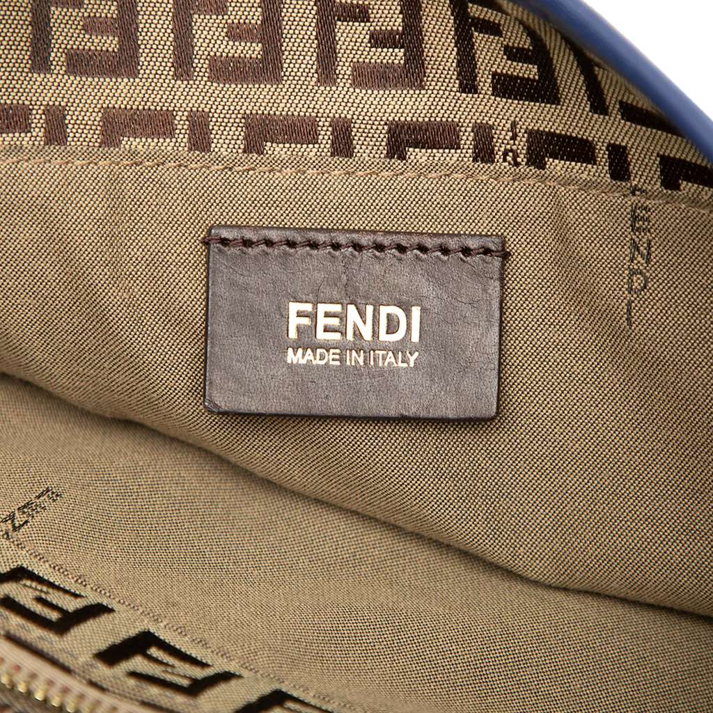 Fendi Zucchino Canvas Handbag - 5