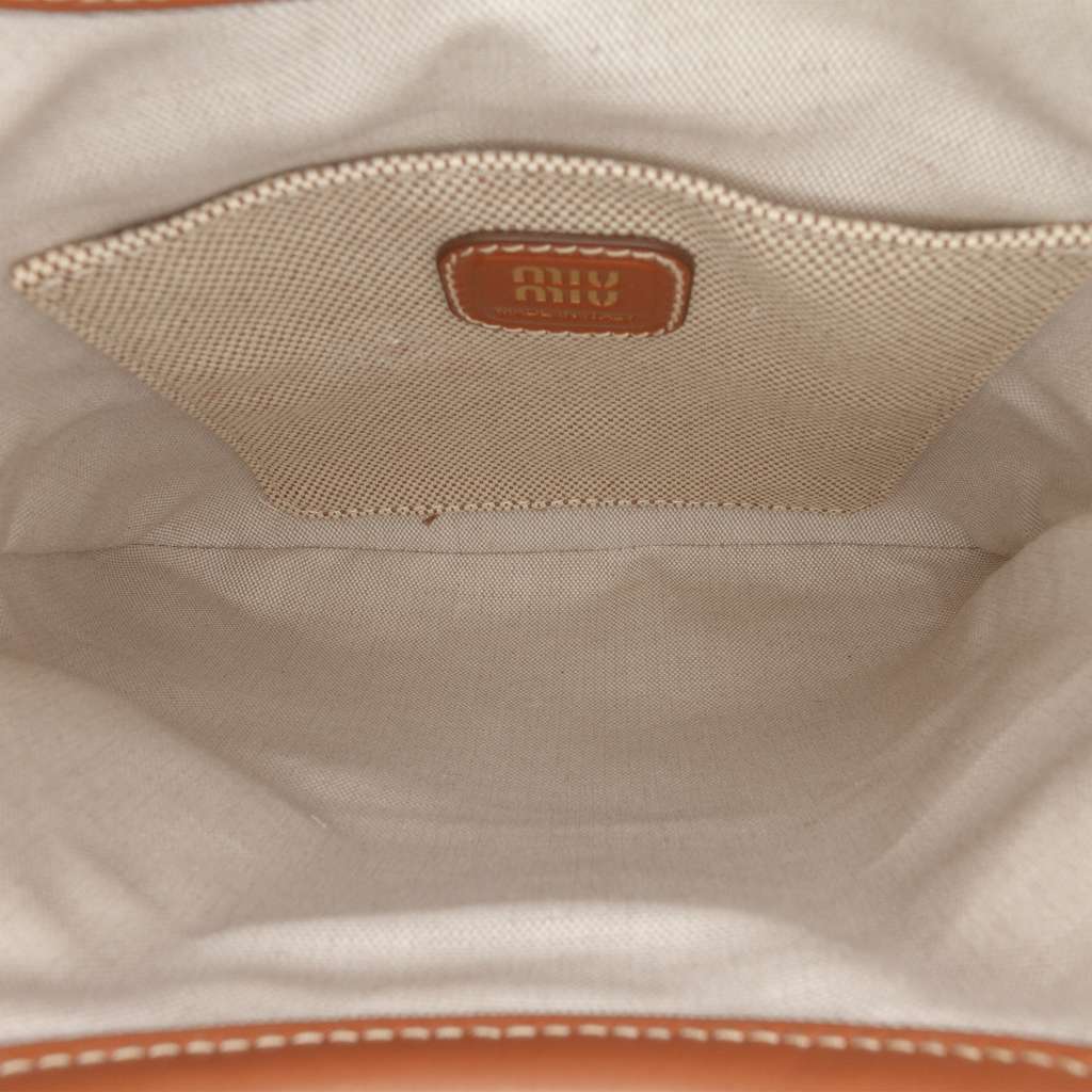 Miu Miu Canvas Ivy Satchel - 4