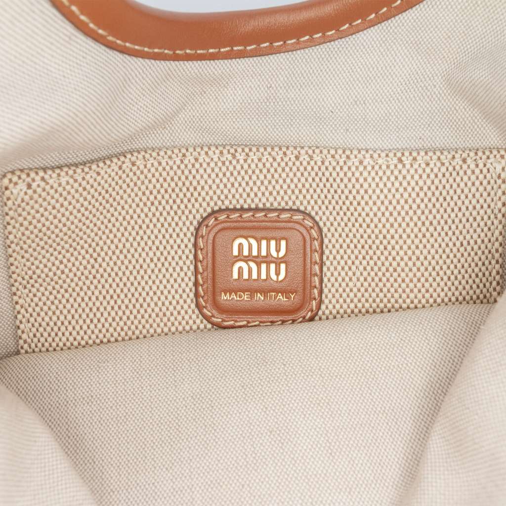 Miu Miu Canvas Ivy Satchel - 5