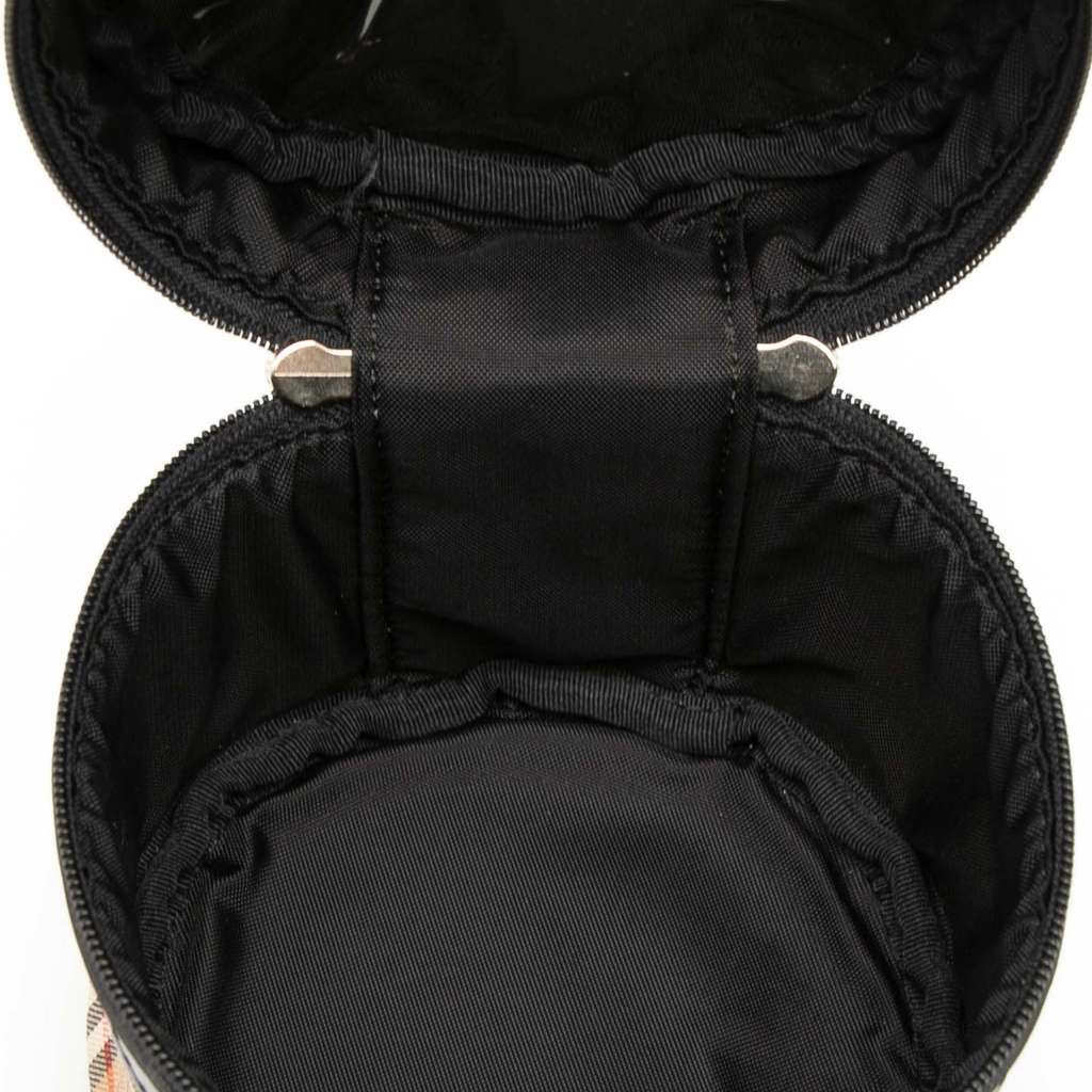Burberry Haymarket Check Canvas Vanity Bag - 4