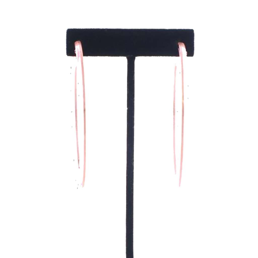 Chanel Acrylic Crystal Hoop Earrings