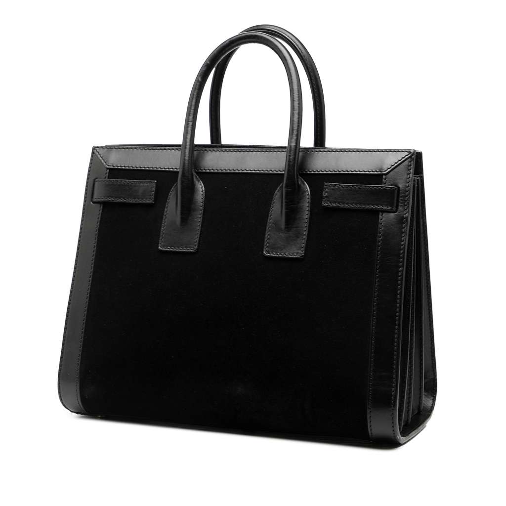 Saint Laurent Small Suede Sac De Jour Satchel - 2